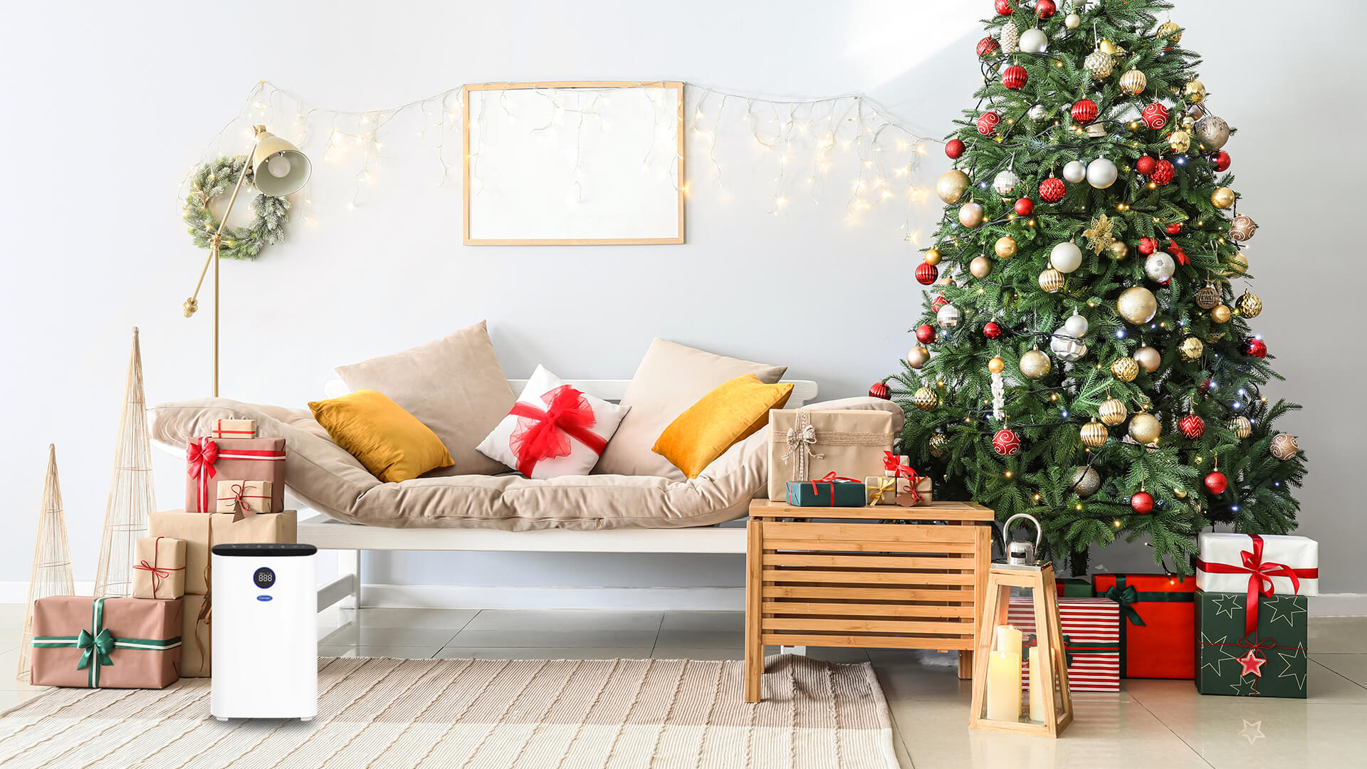 carrier-standing-air-purifier-in-a-dainty-living-room